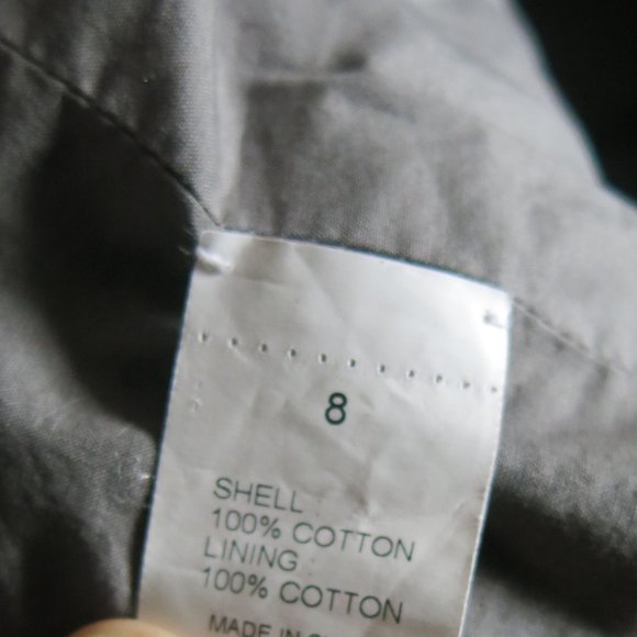 TSE Navy Blue Balmacaan Coat - Size 8 - Picture 6 of 6